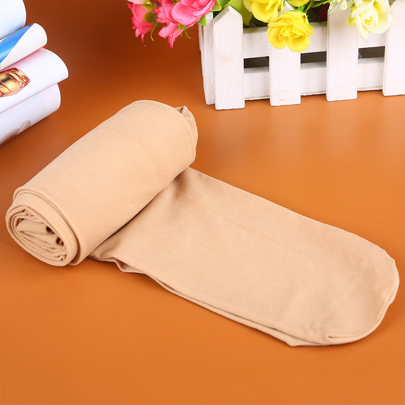 Velvet Color Pantyhose, Large Stretch, Large Size Base Socks