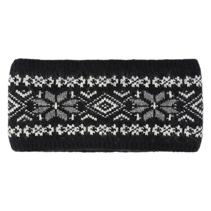 Knitted Hairband With A Wide Brim