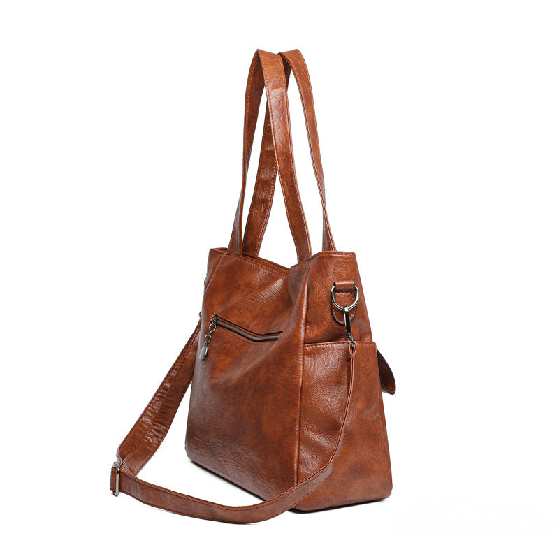Retro Popular Large Capacity Underarm Shoulder Bag Versatile Handbag