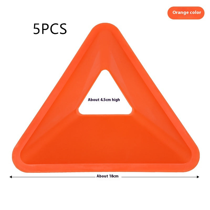 Triangle Sign Plate Training Obstacle Sign Plate