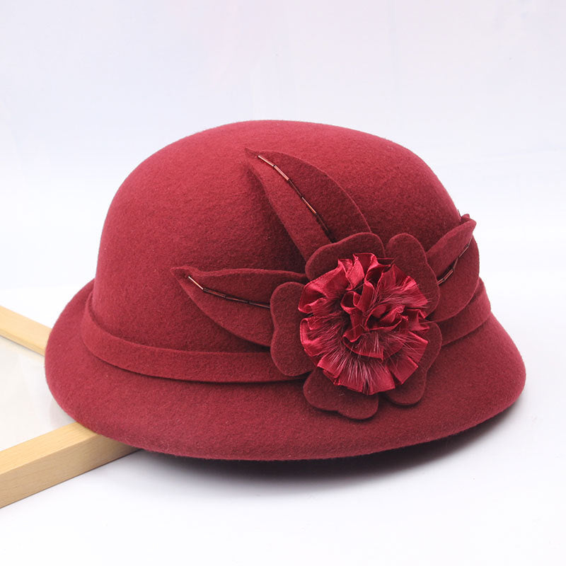 Fashion Wool Wool Ermine Hat
