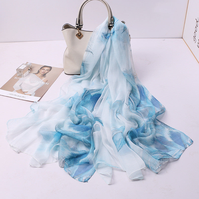 Women's Qianli Jiangshan Tu Tulle Scarf