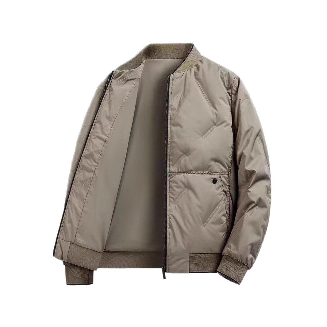New Casual Simple Cotton-padded Coat For Men