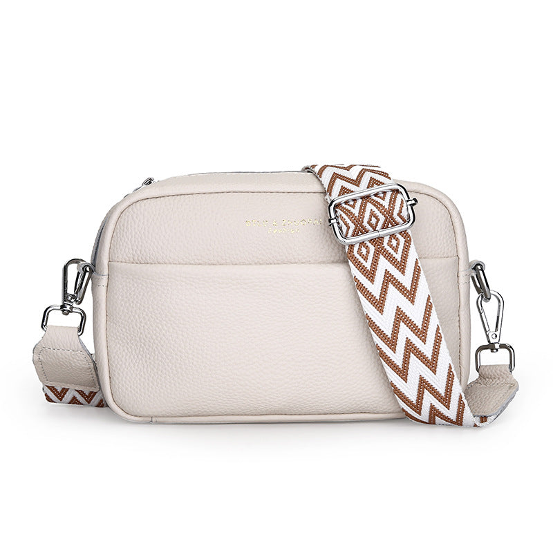 Damemode Enkel Førstelags Læder Enkeltskuldret Crossbody Taske