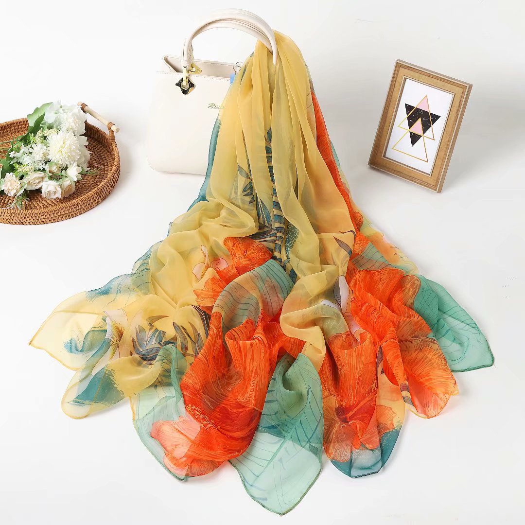 Yourou Yarn Silk Scarf Female Korean Version All-match