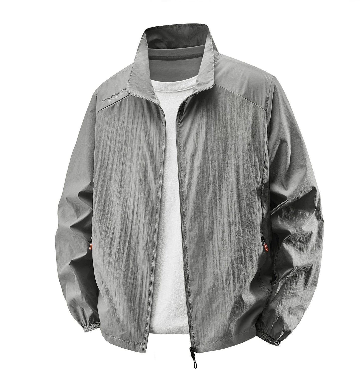 Mens Lightweight Casual Large-size Sun-protective Jacket