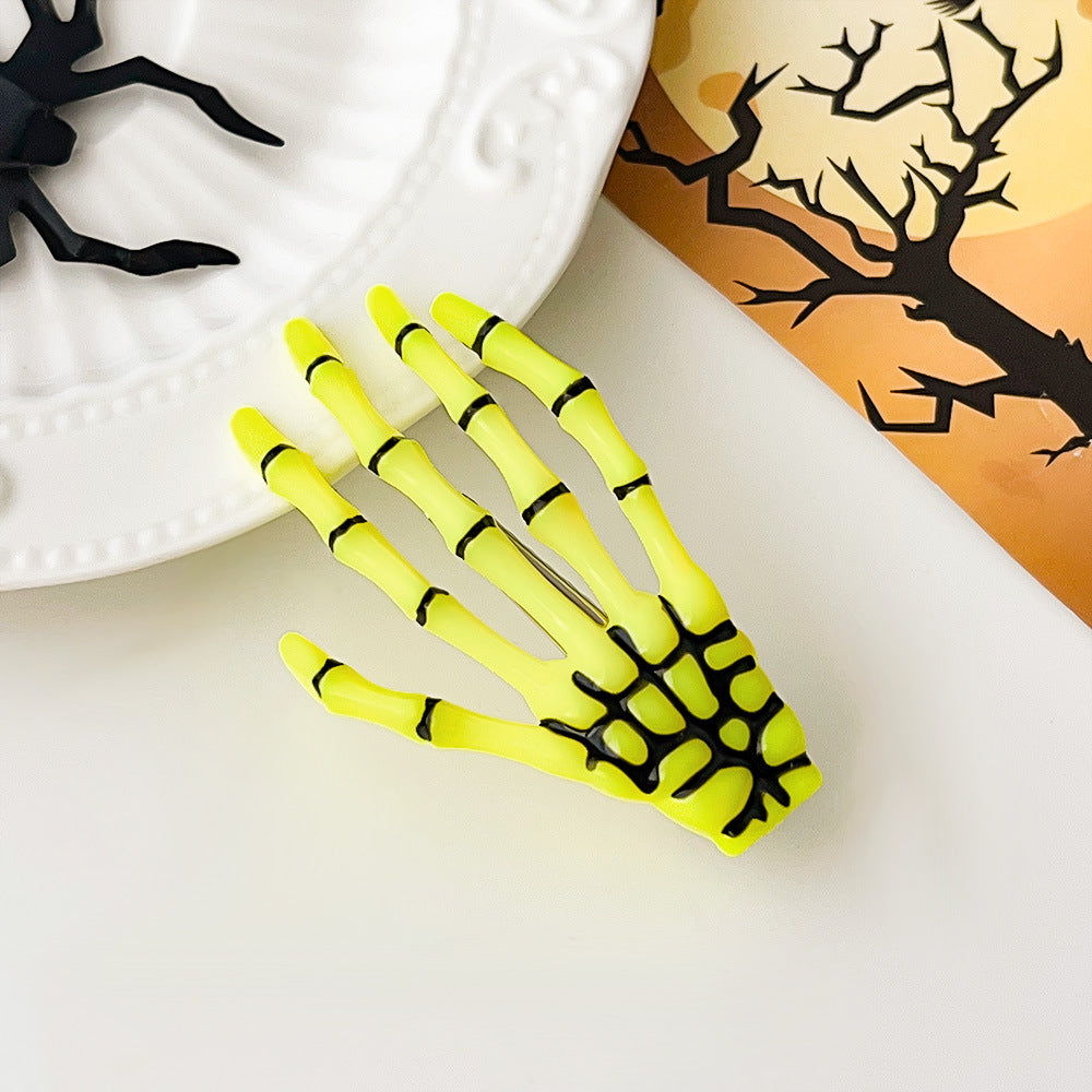 Halloween Skull Harajuku Hand Bone Hair Clip