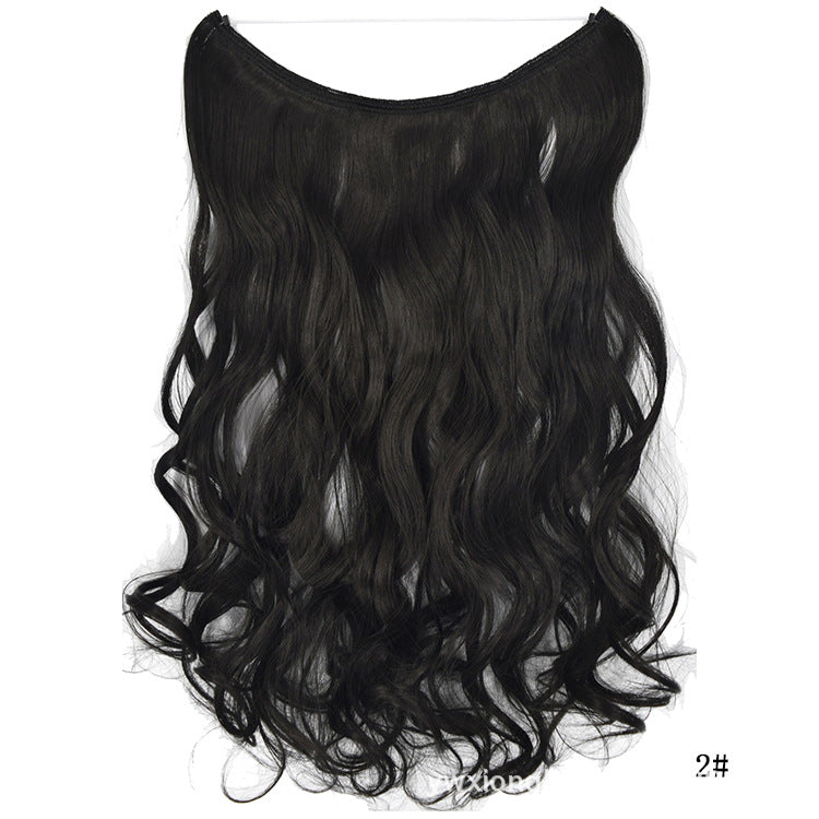 Women's One-piece Seamless Hair Extension Wig Set