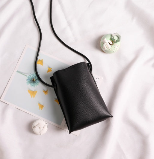 Newomen's Fashion Simple Korean Style Vertical Mobile Phone Bag