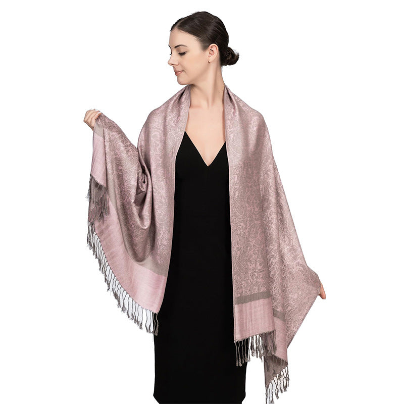 New Lightweight Luxury Shawl For Women A Faux Cashmere Wrap Style Scarf