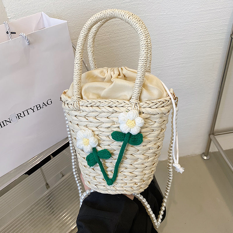 Senior Sense Of Female Tide Pearl Crossbody Bag