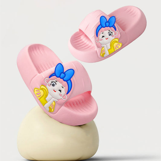 Prinsesse Elsa Højkvalitets Sandaler Dame Sommer Husholdnings Tyk-sålede Skridsikre EVA Slip-on Hjemmesko Dame Udendørs