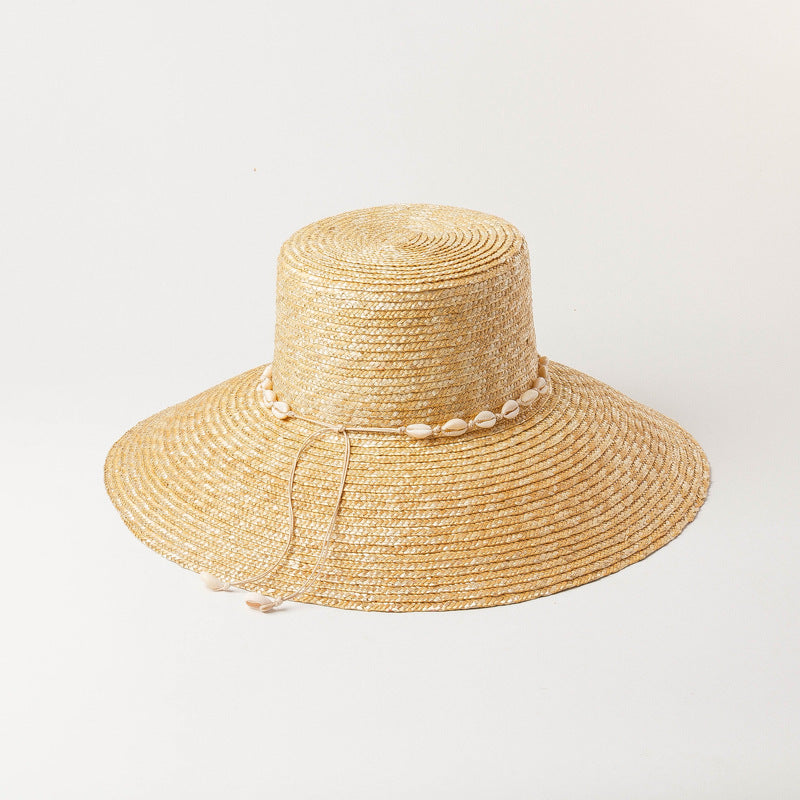 Tourist Beach Sun Protection Sunshade Straw Hat
