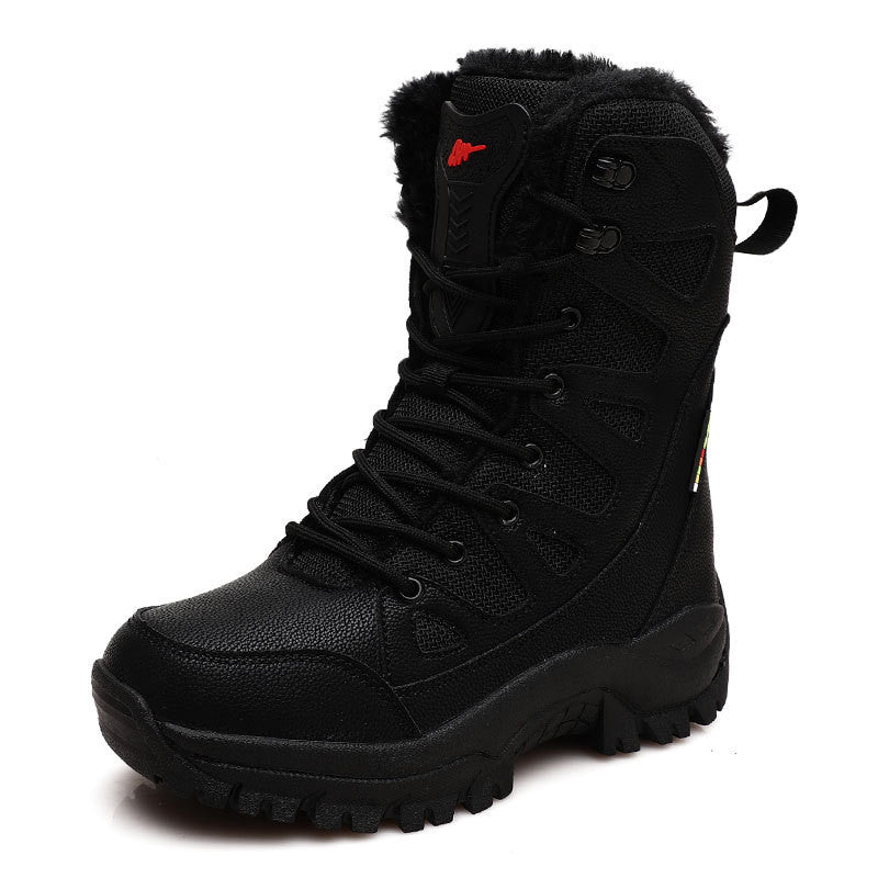 High-top Cotton Shoes For Lovers To Keep Warm In Winter And Thicken With Velvet