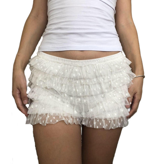 Line Tiered Skirt Summer Design Skirt