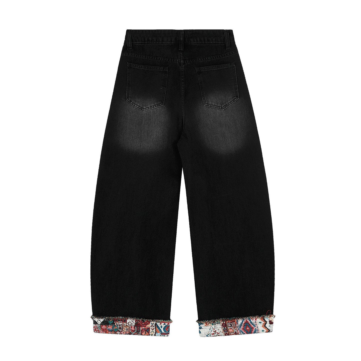 Moderigtige afslappede bootcut-jeans med lige ben til kvinder