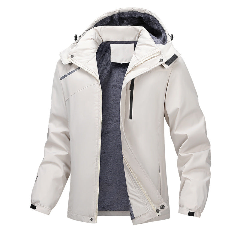 Plus Size Loose And Warm Coat For Men