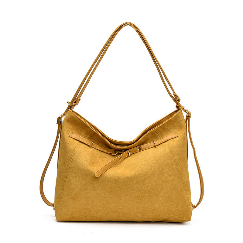 Women's Suede Leisure Commute Backpack