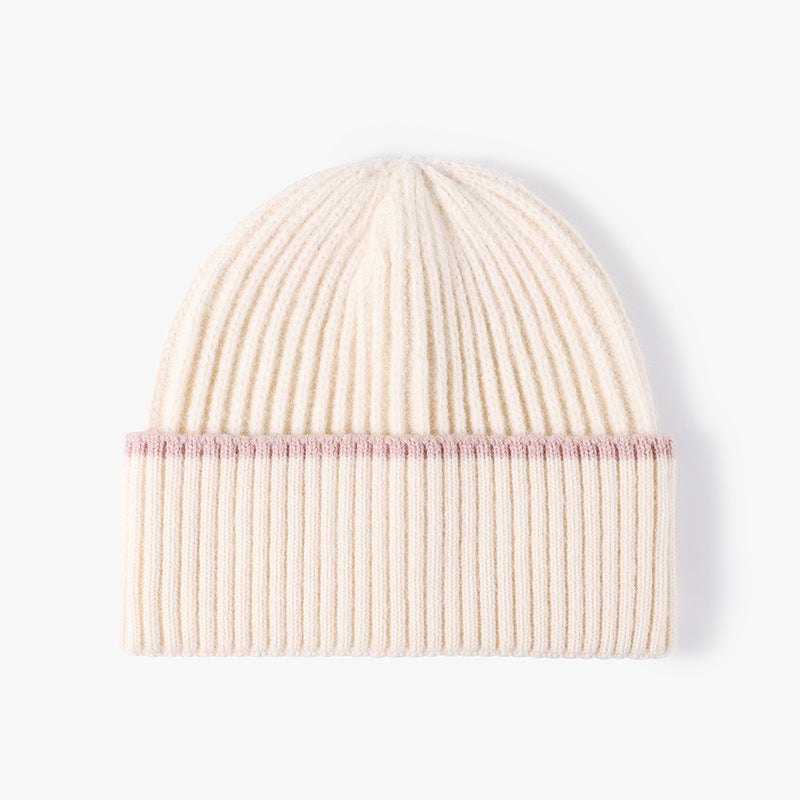 Simple Warm Thickened Knitted Hat