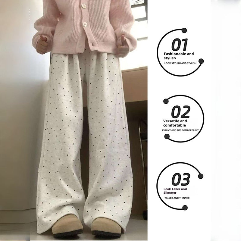 Loose Slim Straight Wide-leg Casual Pants