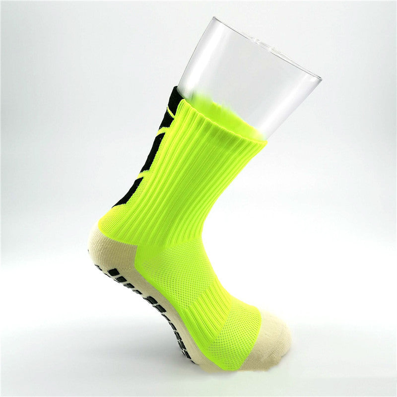 Men's Mid-tube Sports Non-slip Towel Bottom Thickened Socks