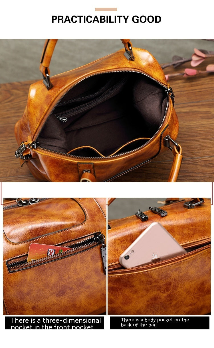 Retro Style Women's Bag Women Hand-carrying Crossbody Bag