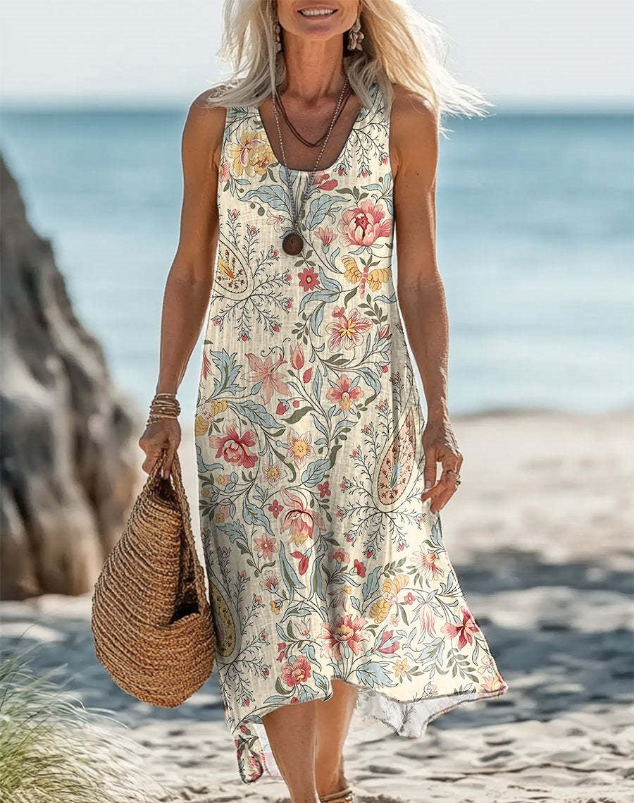 New Style Floral Dress For North American And European Independent Websites