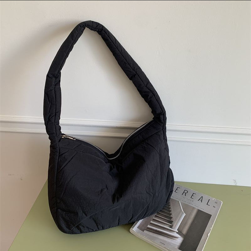 Large Capacity Autumn And Winter New Sponge Bag For Women