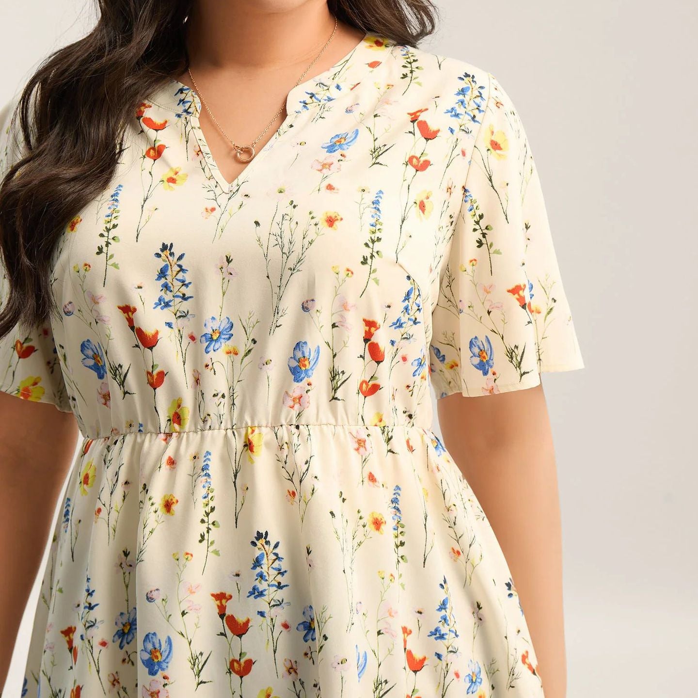 Slim-fit, Slimming, Fashionable, Casual, Versatile Short Sleeve