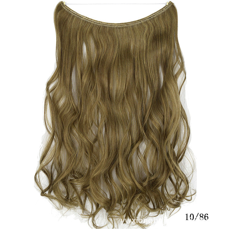 Women's One-piece Seamless Hair Extension Wig Set