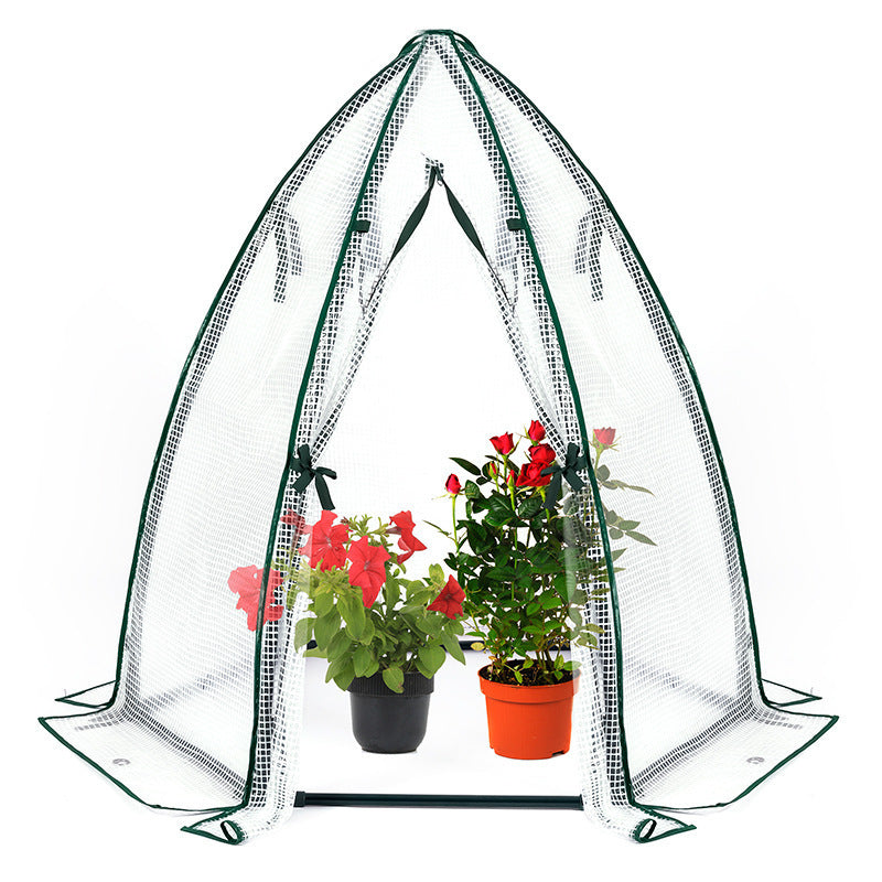 Outdoor Hexagonal Spire Garden Greenhouse Bird-proof Room For Placing Gardening Pots