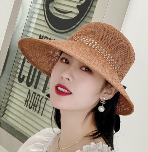 Spring Summer Casual Women's Empty Top  Net Red Sun Hat