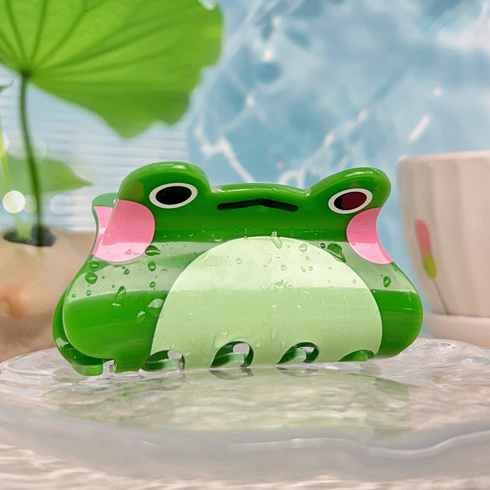 Cute Cartoon Frog Hair Clip Creative Accessories For Women
