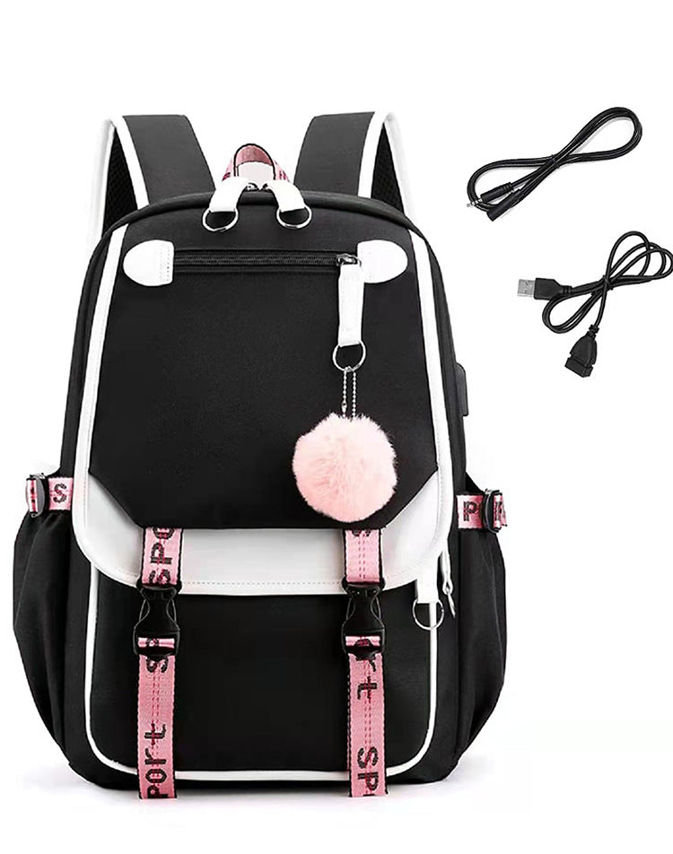 Sublimation Printed Oxford Fabric Trendy Men's Backpack