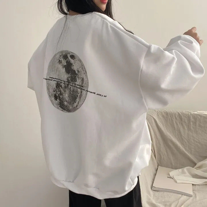Heavy American Moon Plus Size Long Sleeve Sweater