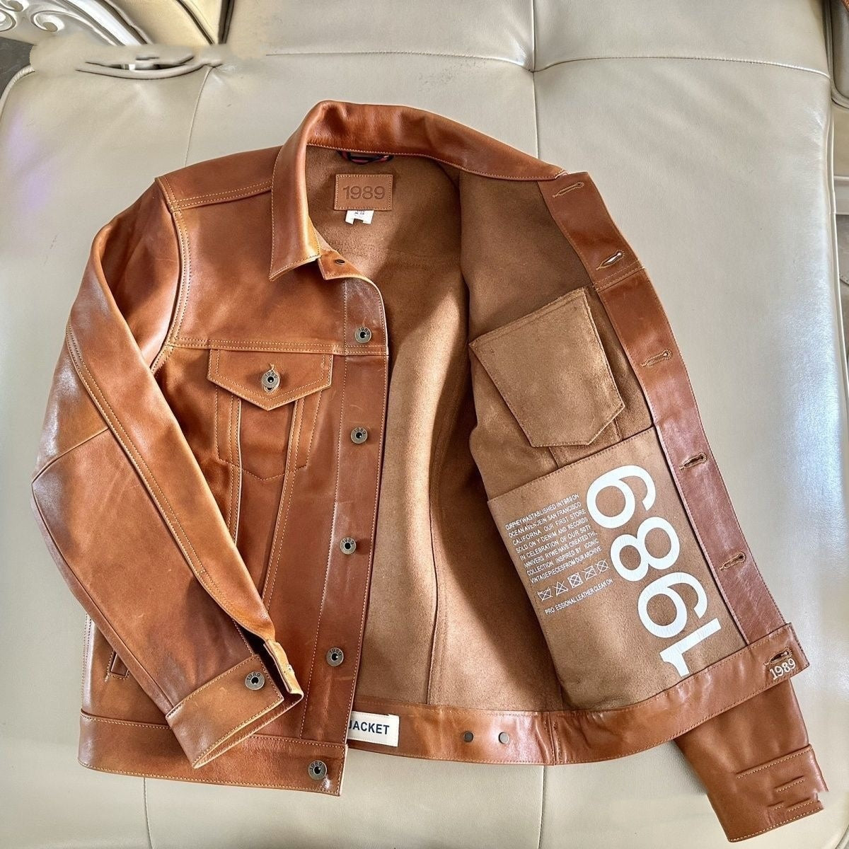 American Western Cowboy No Lining Retro Workwear Men