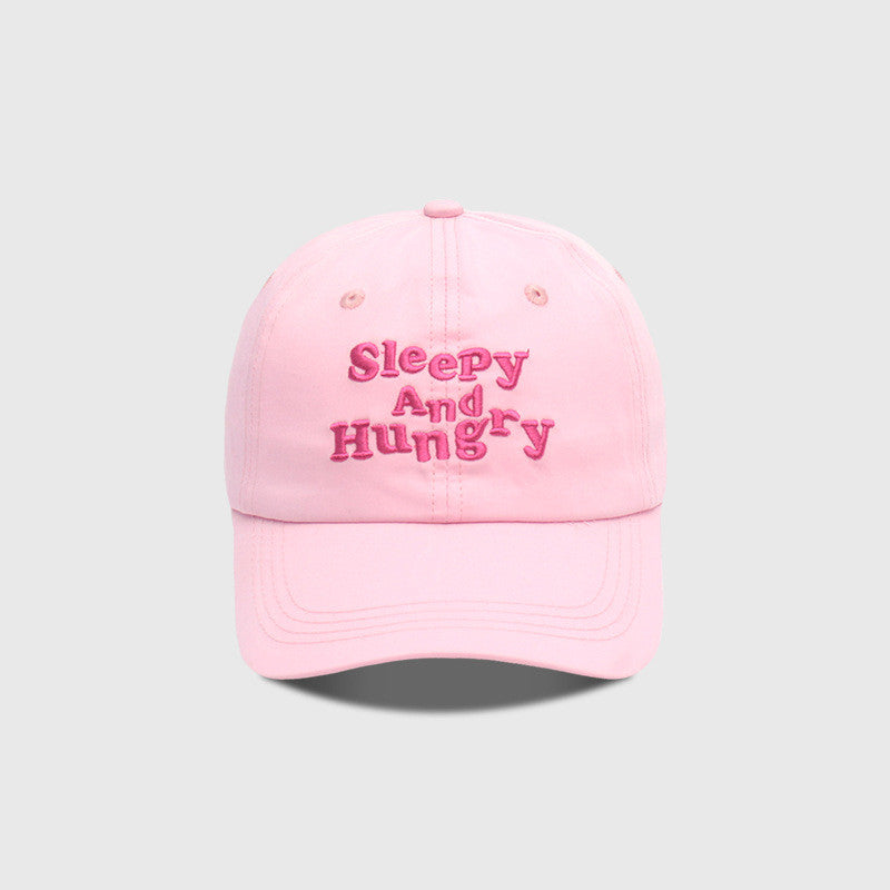 Color Special Letter Embroidered Minimalist All-match Baseball Hat