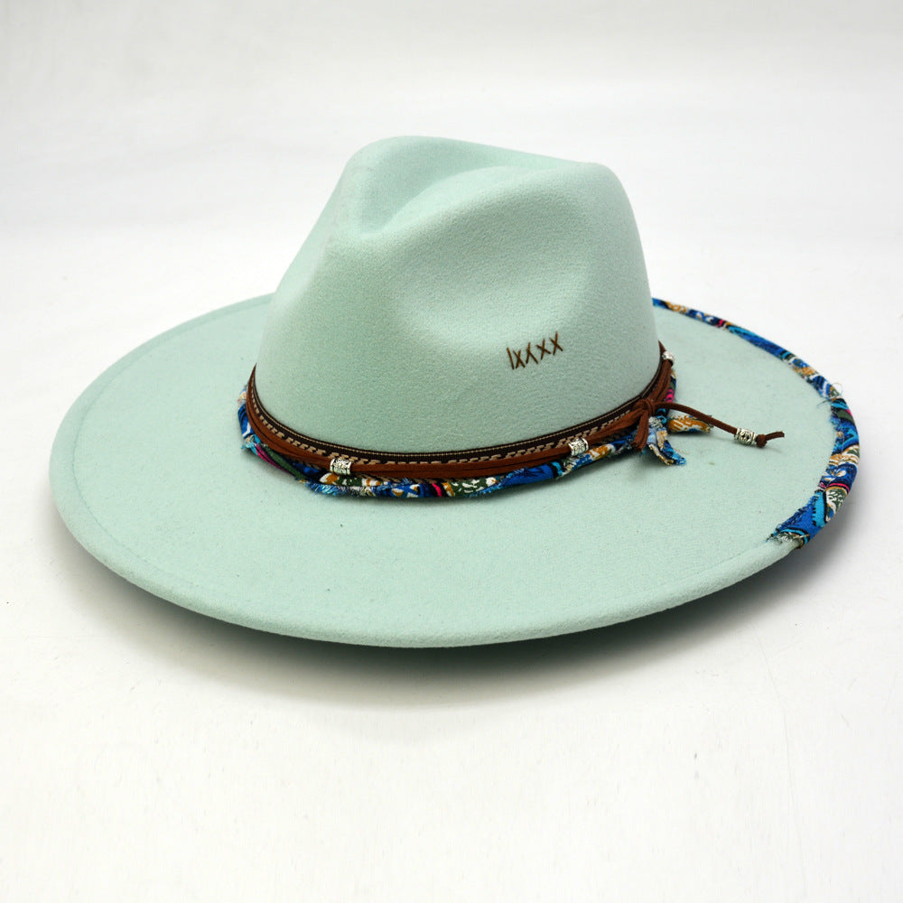 Fashion Retro Original Design Fedora Hat European And American Fur Felt Hat