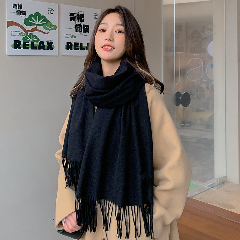 Men's Fashion Solid Color Scarf Shawl