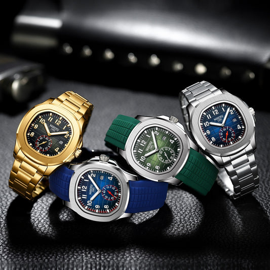 Multifunctional Men's Quartz Luminous Waterproof Cross-border Watch