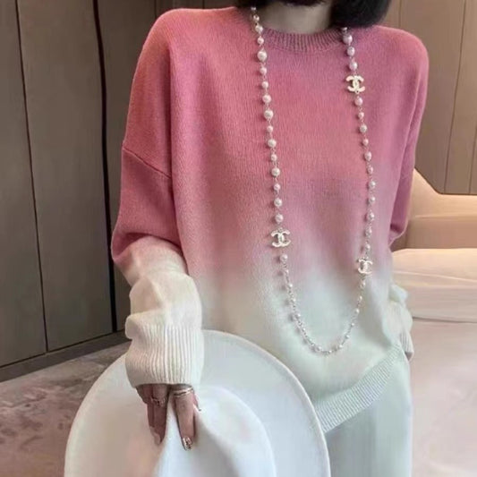 New Korean Style Crew Neck Pullover Sweater