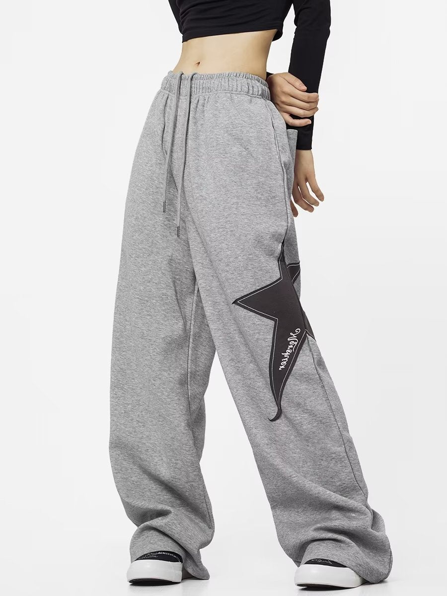 Women's Hip-hop Casual Straight Leg Wide Leg Guard Pants