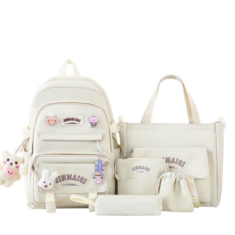 Schoolbag Large Capacity Simple And Lightweight Backpack