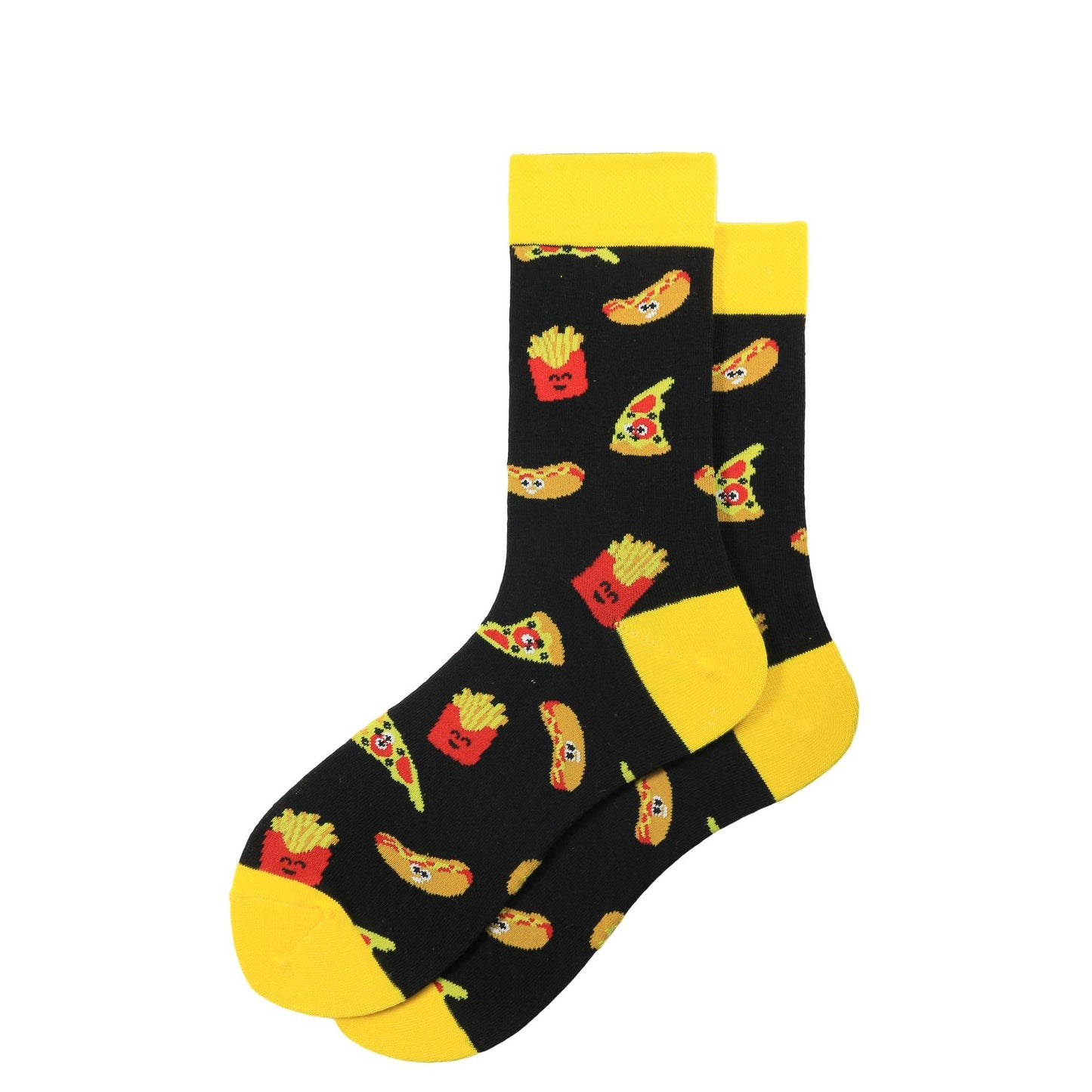 New Colorful Personality Small Yellow Duck Fashion Trendy Socks Cross-border Men's Mid-calf Length Sock