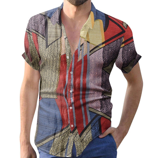 Hawaii Vacation Style 3D Printed Short Sleeve Shirt