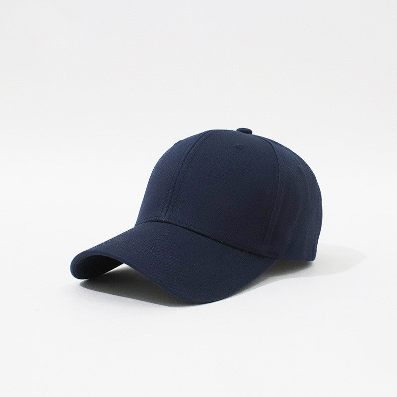 New Hard Top Solid Color Simple Fashion Household Baseball Hat