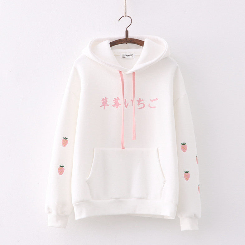 Fleece Thickened Hooded Pullover Sweater