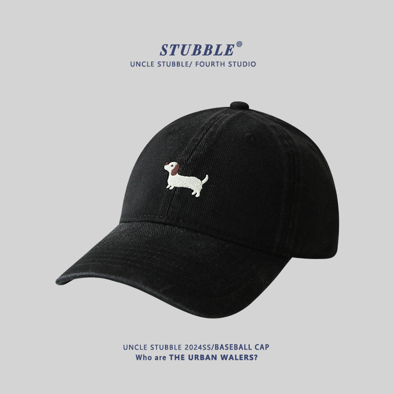 Brim Face-looking Small Peak Cap Hat