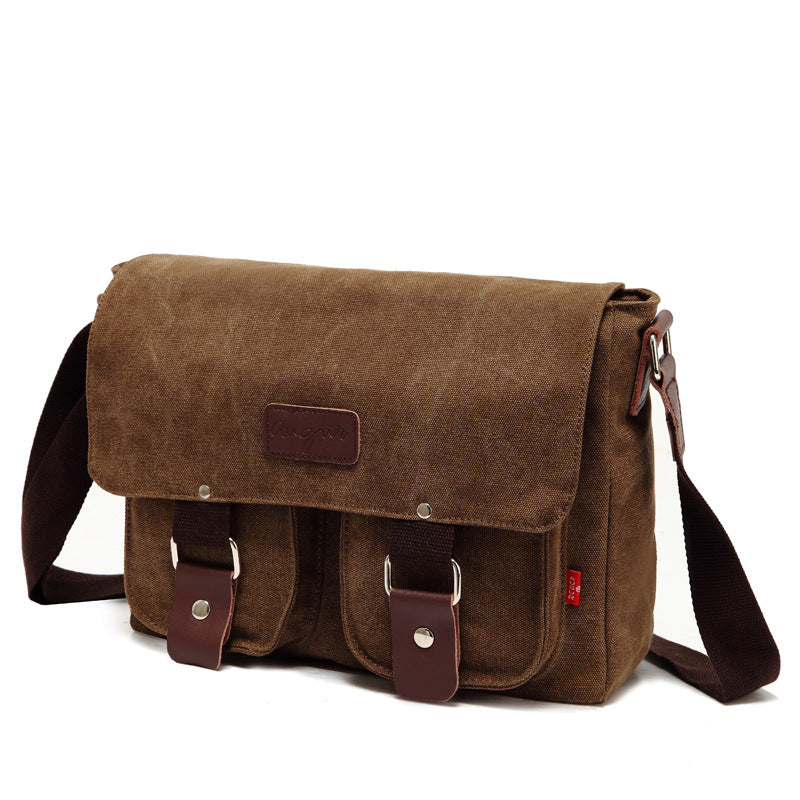 Casual Canvas Bag Retro Men's Shoulder