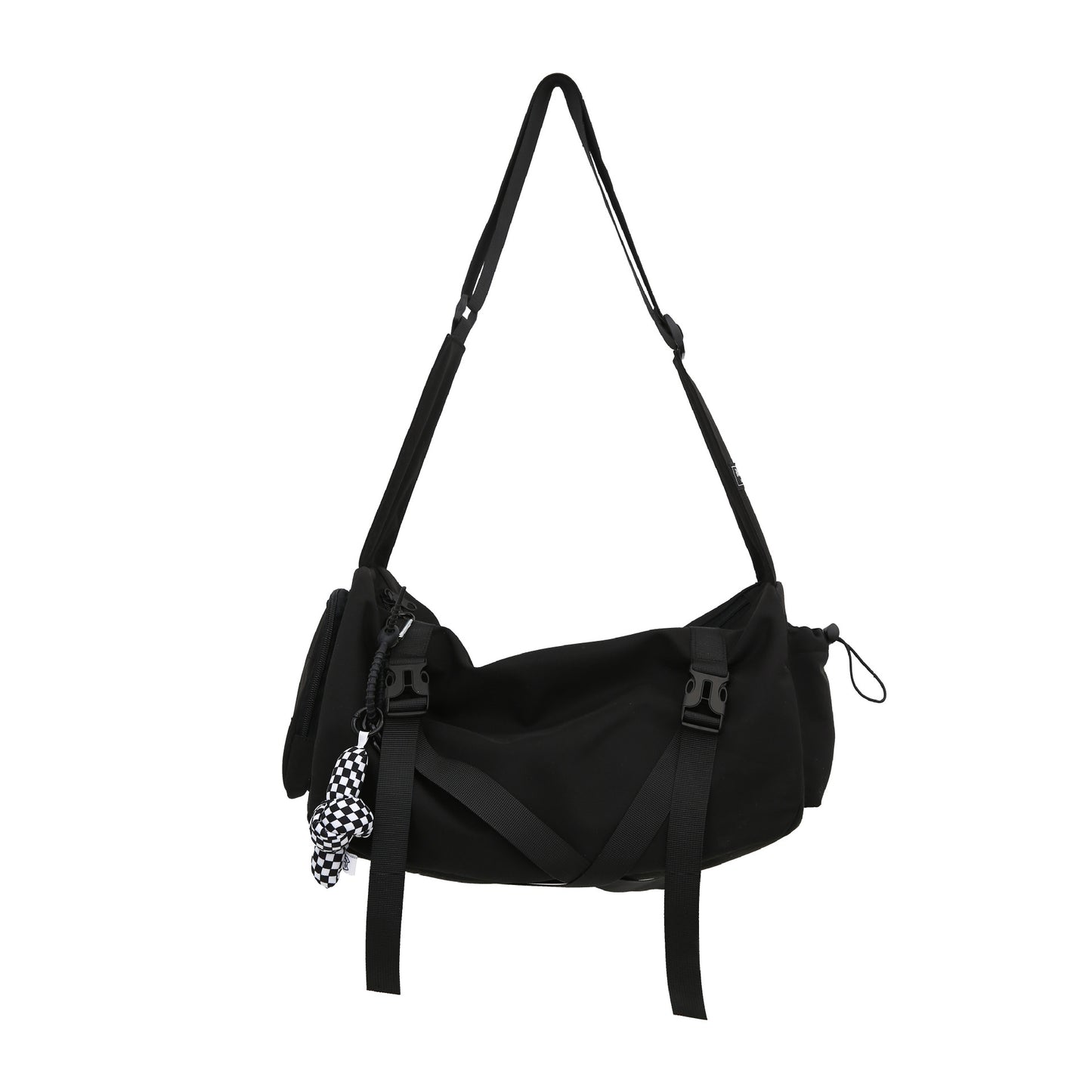 Men's And Women's Fashionable Large Capacity Wide Shoulder Strap Crossbody Bag